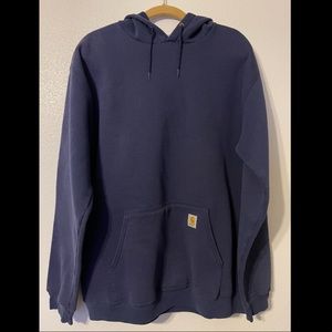 Carhartt Hoodie Sweatshirt Blue XL